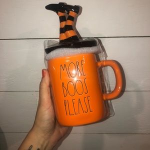 NEW‼️ RAE DUNN 👻 MORE BOOS PLEASE 👻 FIGURAL MUG
